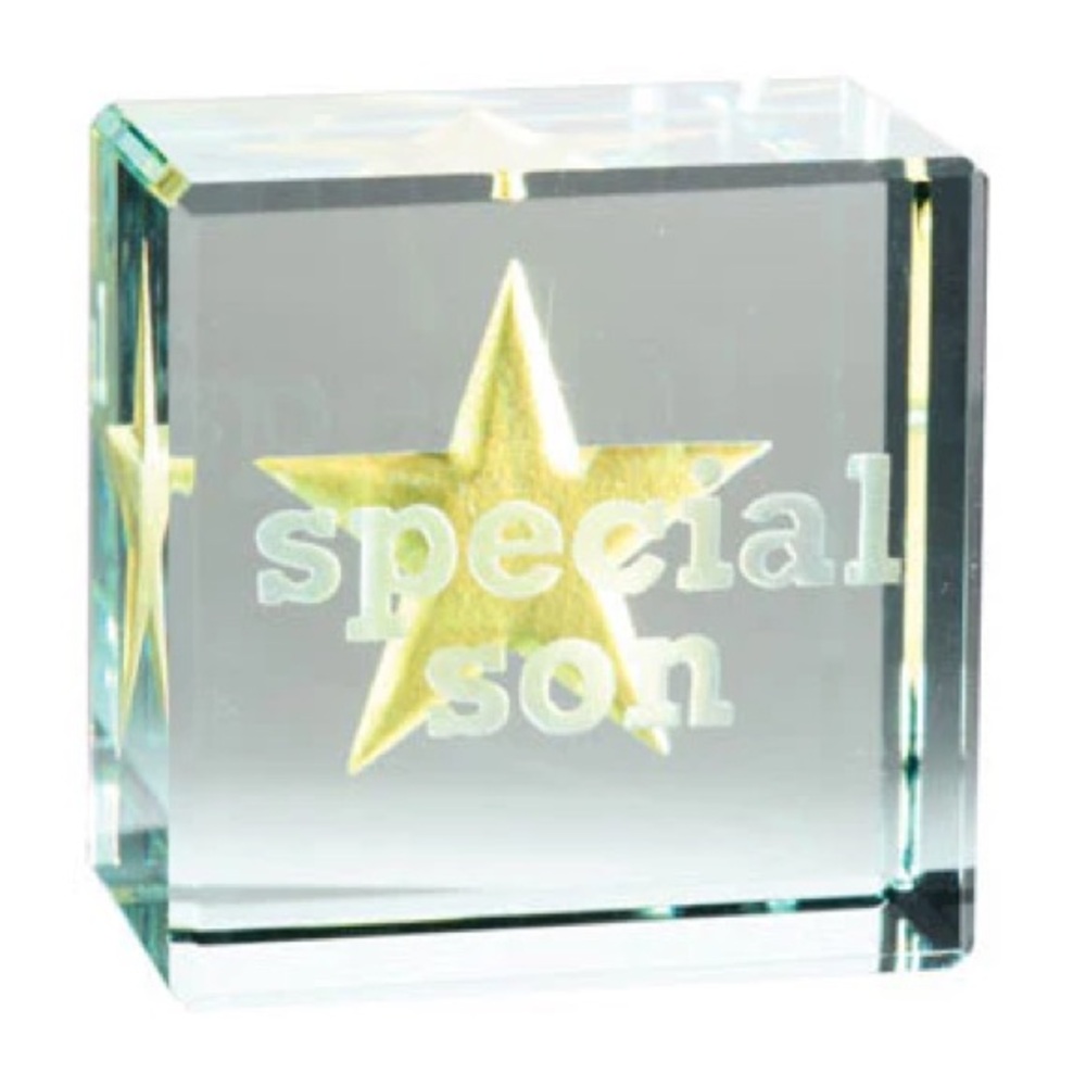 Spaceform Text Token Special Son with Gold Star